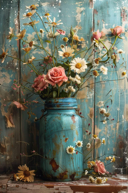 Mrnsiet Paint by Numbers Kit for Adults, Easy Street Cafe Adult Paint by Number Kits on Canvas, Spring Scene DIY Acrylic Oil Number Painting Kits for Home Wall Decor Gift 16x20 Inch