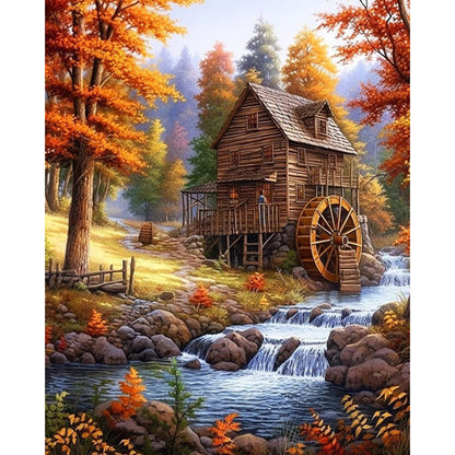 Paint by Numbers Kit for Adults Beginner 16x20 Inch, Countryside Sunset