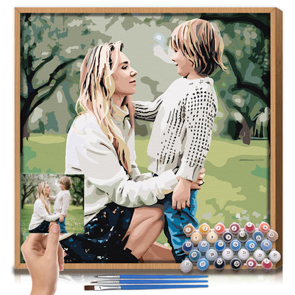 Custom Paint by Numbers Kit for Adults - Personalized DIY Canvas Art