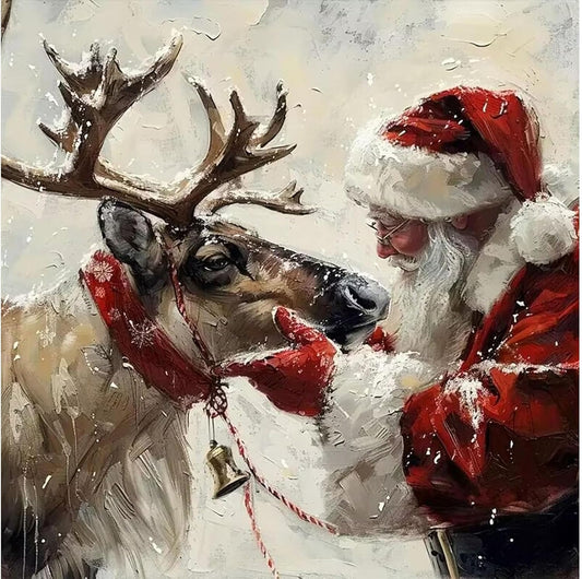 Christmas Paint by Numbers Kit for Adults, Adult Paint by Number 16x16inch