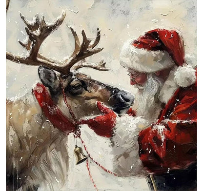 Christmas Paint by Numbers Kit for Adults, Adult Paint by Number 16x16inch