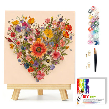 Gemozaic Framed Paint by Numbers Kit for Adults, Funny Cats Shop, 8x12 in