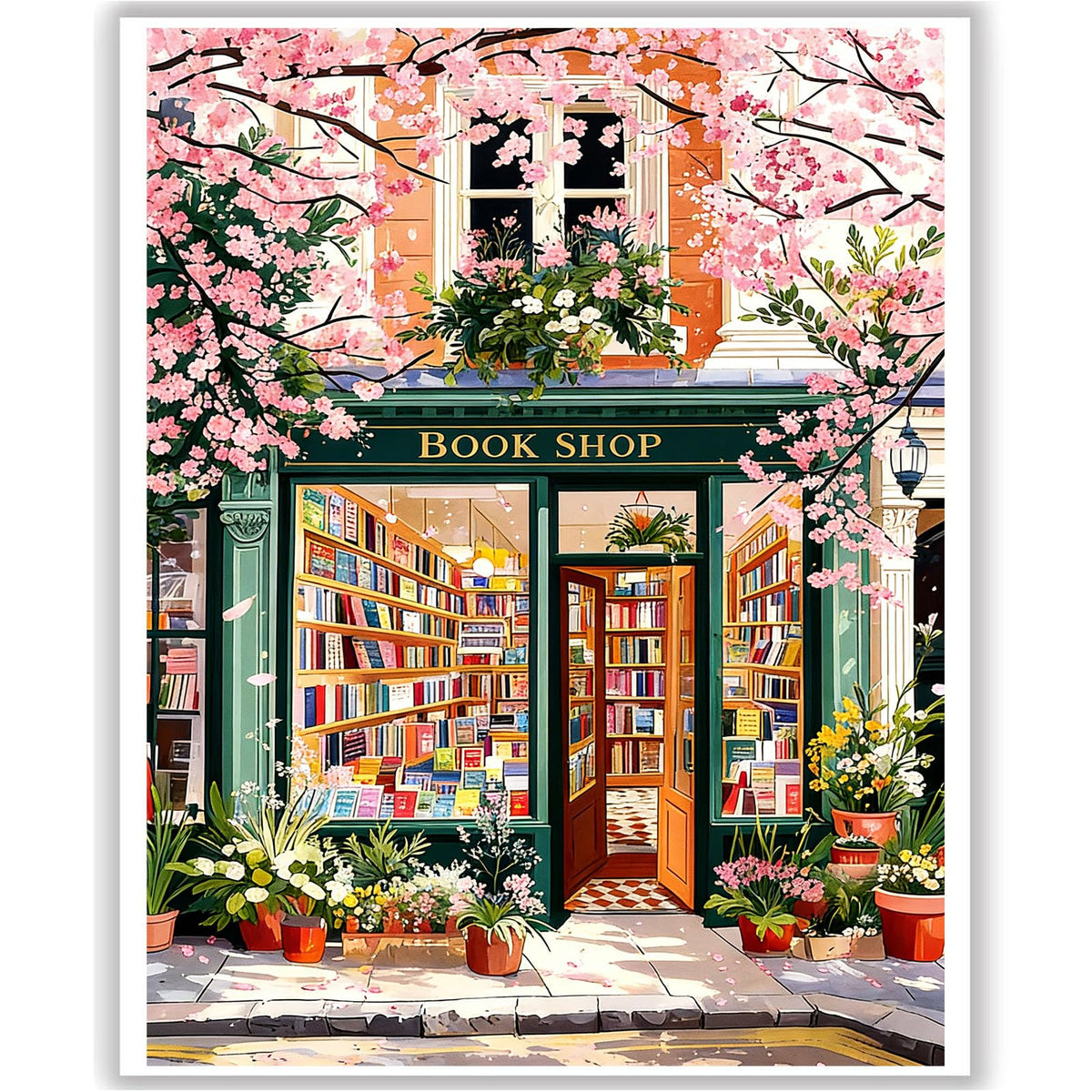 Mountain Paint by Number for Adults, Landscape Paint by Numbers for Adults