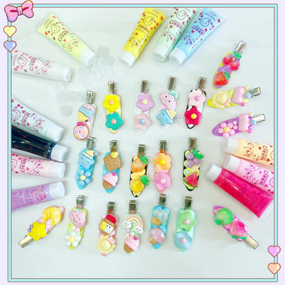 Cream Glue, 12 Pcs(15g) Decoden Whipped Cream Glue for Crafts DIY