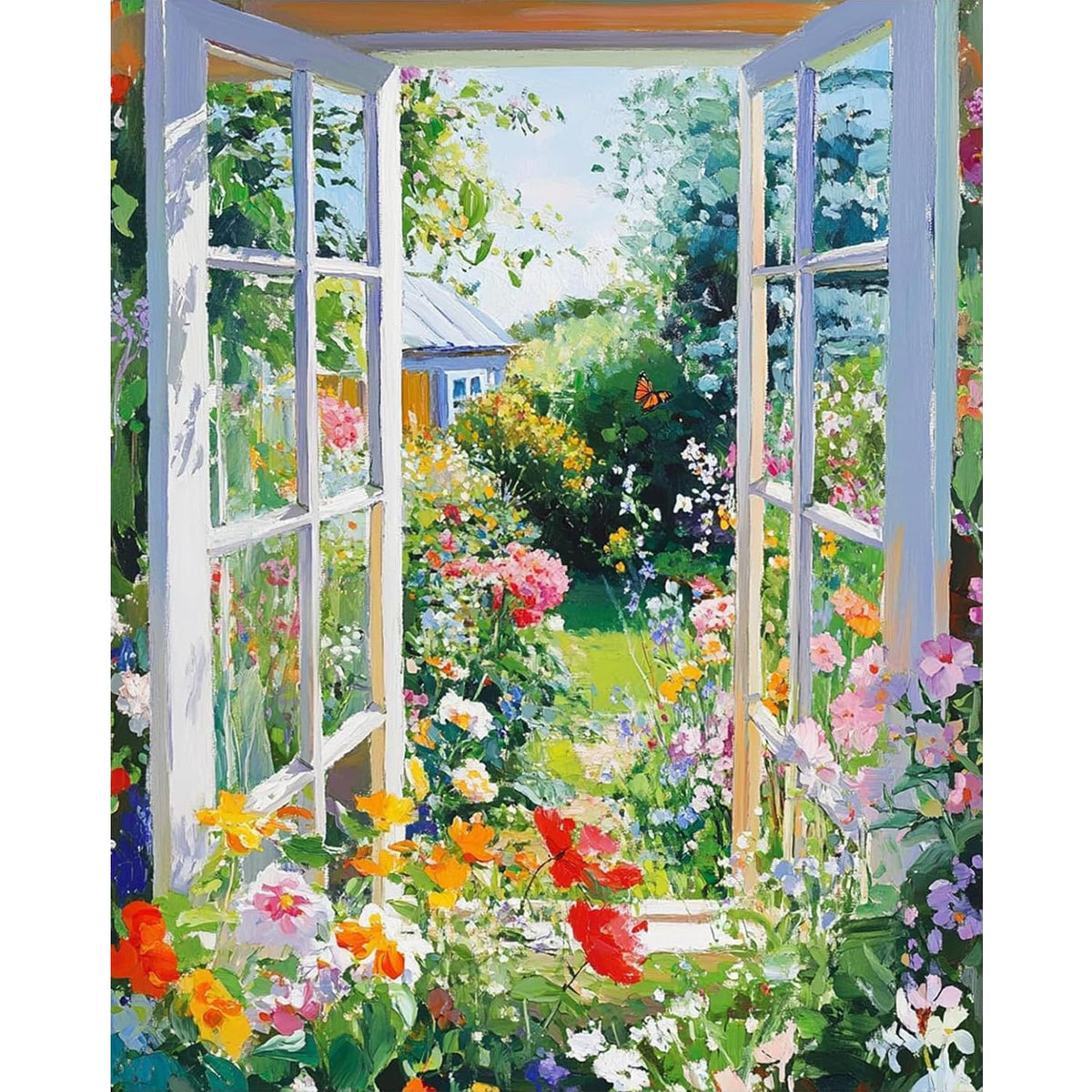 Amaieuin Chicken Paint by Numbers Kit for Adults 16x20in