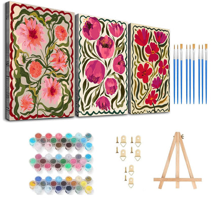 Axquilon 3 Packs Tarot Framed Paint by Numbers Kit for Adults 8x10in