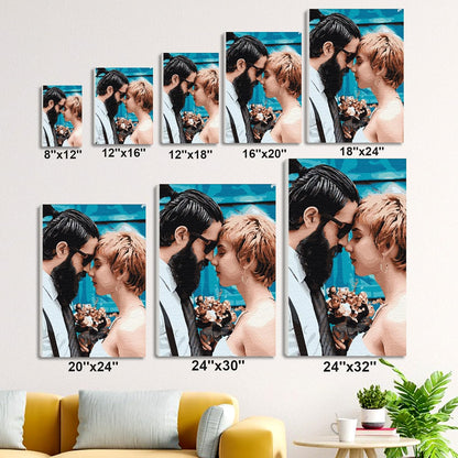 Custom Paint by Numbers Kit for Adults - Personalized DIY Canvas Art
