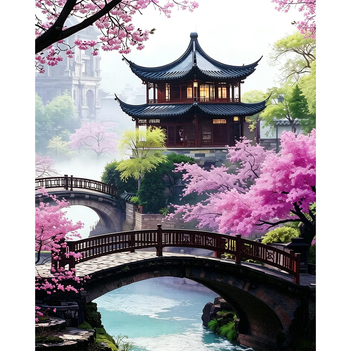 PHANTASYART Cute Birds Paint by Numbers Kit for Adults 16x20inch