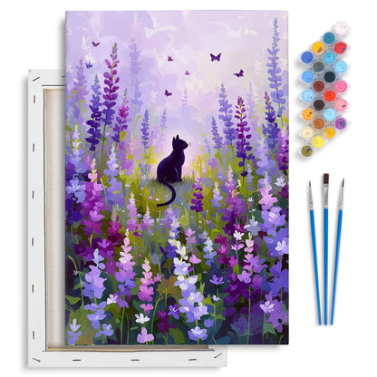 Yezavesu Book Framed Paint by Numbers Kit for Adults 10x 10 inch, Flowers