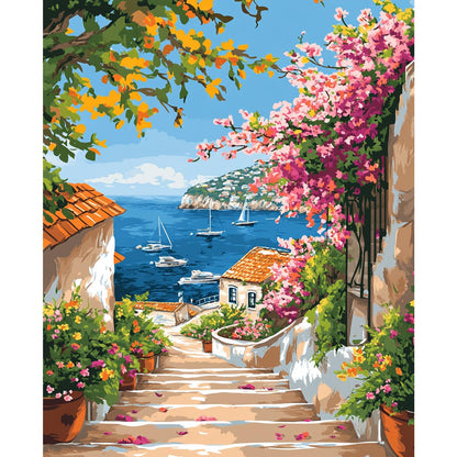 Starry Night Paint by Numbers Kit for Adults Beginner Tree Acrylic Painting Kit Adult Paint by Number Kits on Canvas DIY Painting for Beginners Art by Numbers for Gifts Home Wall Decor 16x20 Inch