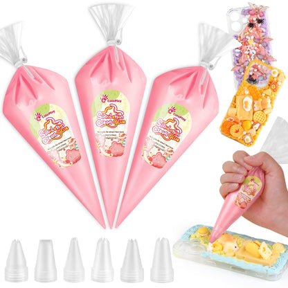 Cream Glue, 3PCS Caramel Whipped Cream Glue Kit (Each 100g)