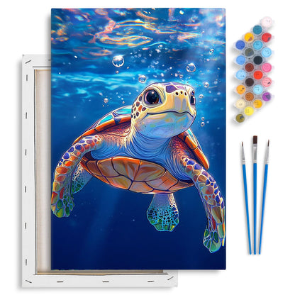 Yezavesu Book Framed Paint by Numbers Kit for Adults 10x 10 inch, Flowers