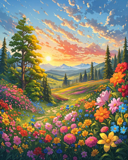 Mountain Paint By Numbers Kit For Adults Beginner Cabin Adult Paint By Number Kits On Canvas Mountain Oil Painting Kit For Beginners Adults' Paint-By-Number Kits For Gift Home Wall Decor 16x20 Inch