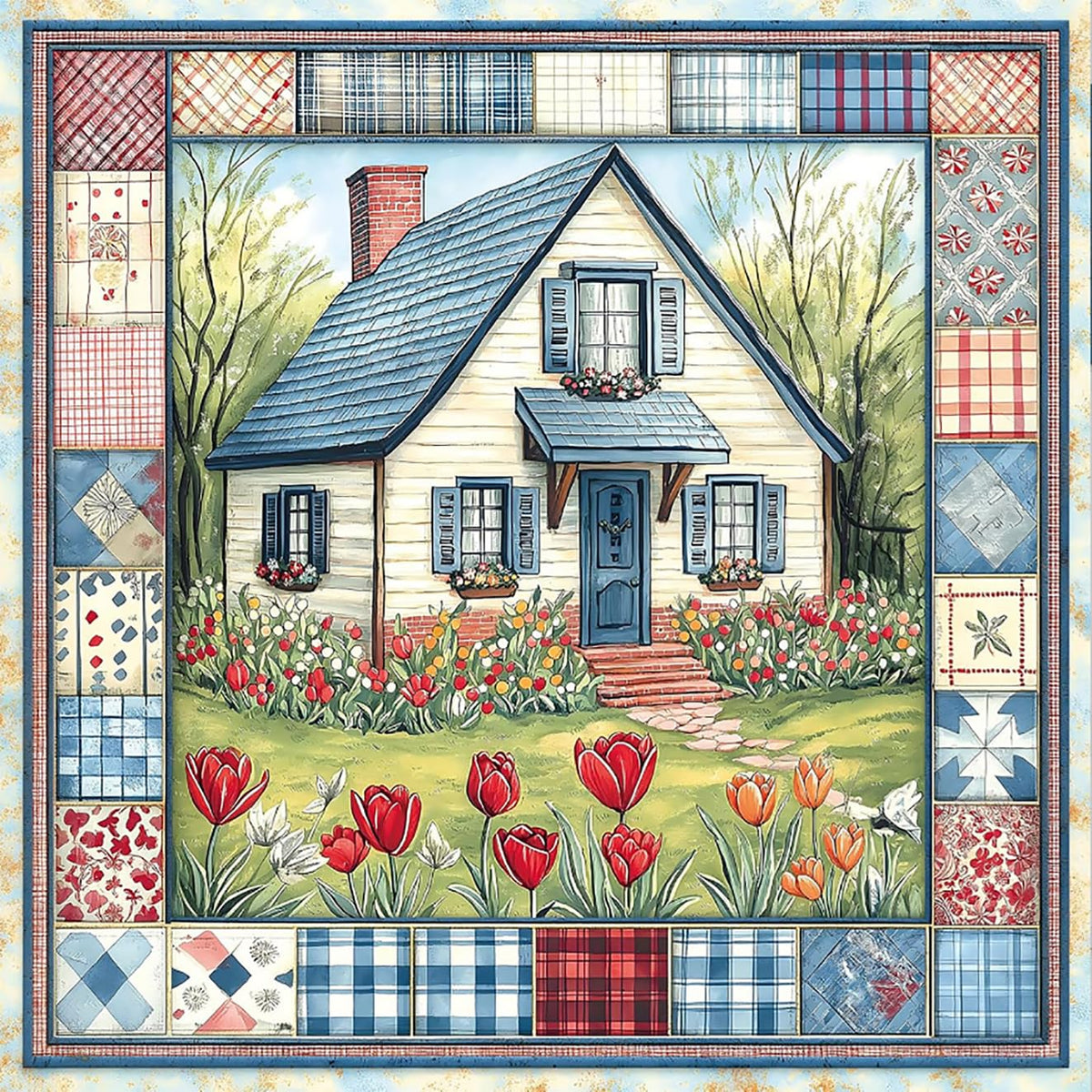 YOLENIX Olive Tree Paint by Numbers Kit for Adults Beginner (Without Frame)