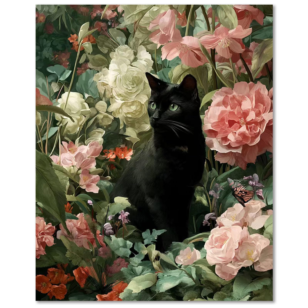 Cat Paint by Numbers Kit for Adults, Paint by Number for Adults 16x20 Inch