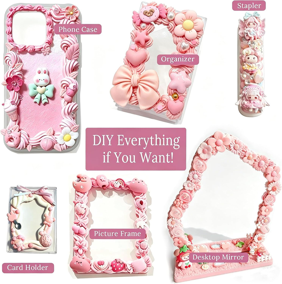 BoFUN Whipped Cream Glue Decoden Cream for DIY Crafts, Phone Case, Jewelry