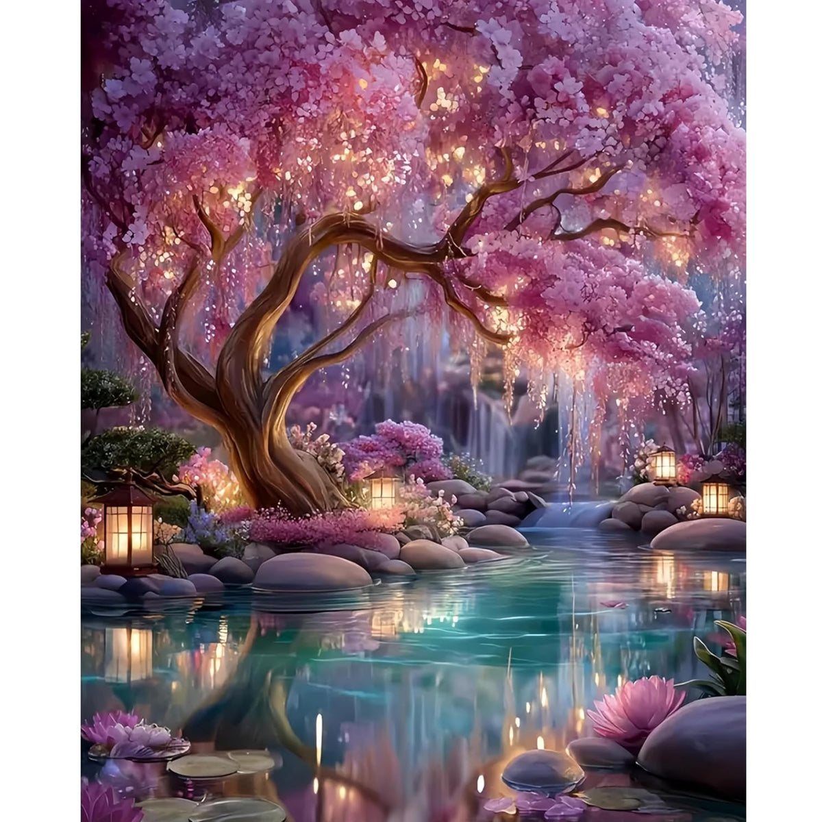 Dream Tree Paint by Numbers Kits for Adults,Paint by Number Adult 16x20inch