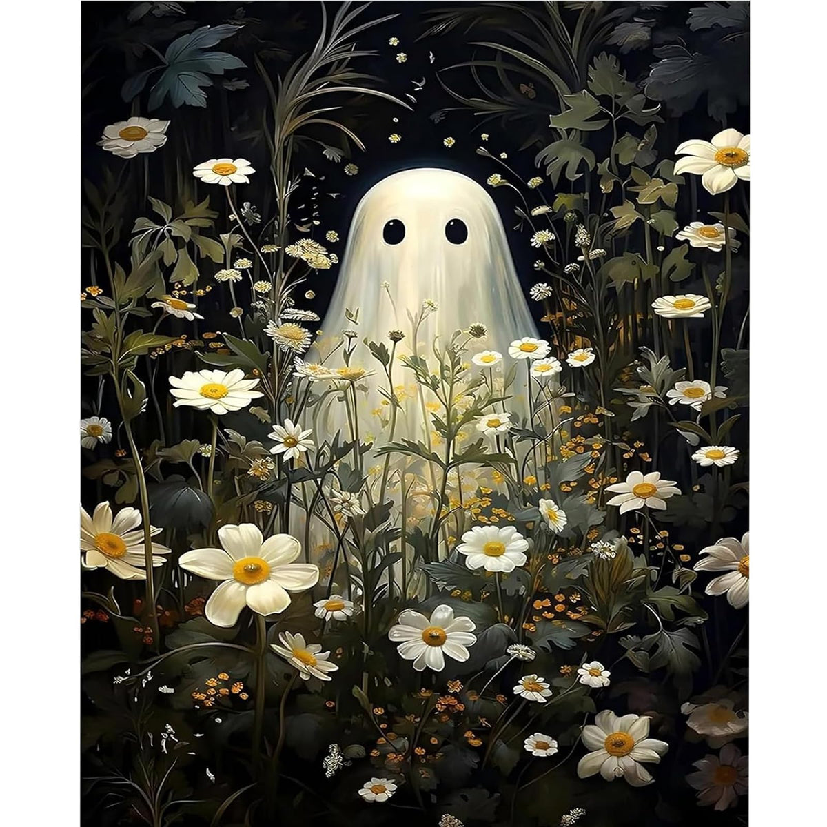 Vintage Halloween Ghost DIY Paint by Numbers Acrylic Painting 40x50cm