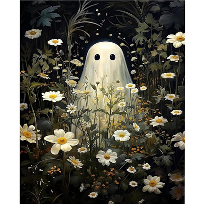Vintage Halloween Ghost DIY Paint by Numbers Acrylic Painting 40x50cm