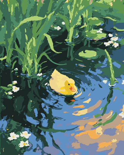 ZRIZQ Paint by Numbers Kit for Adults Beginner Animal,Duck,16x20