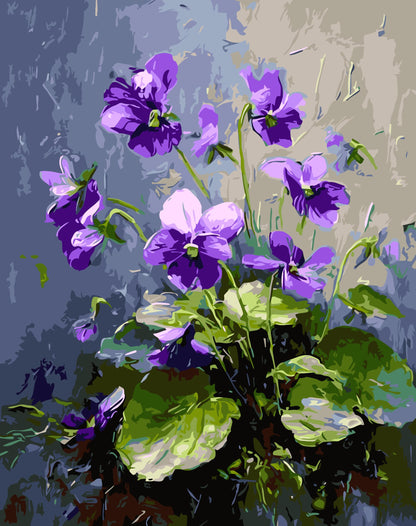 Paint by Numbers Kit for Adults,Rose Vase ainting by Numbers for Beginners