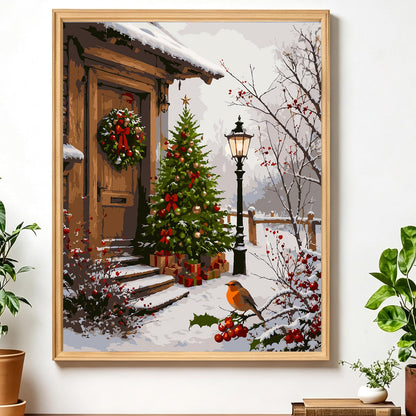 AIRDEA Christmas Paint by Numbers Kits for Adults 16x20in, Frameless