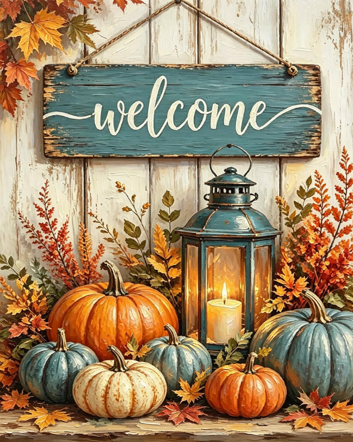 Arttoplus Halloween Paint by Numbers Kit for Adults Beginner 16x20 inch
