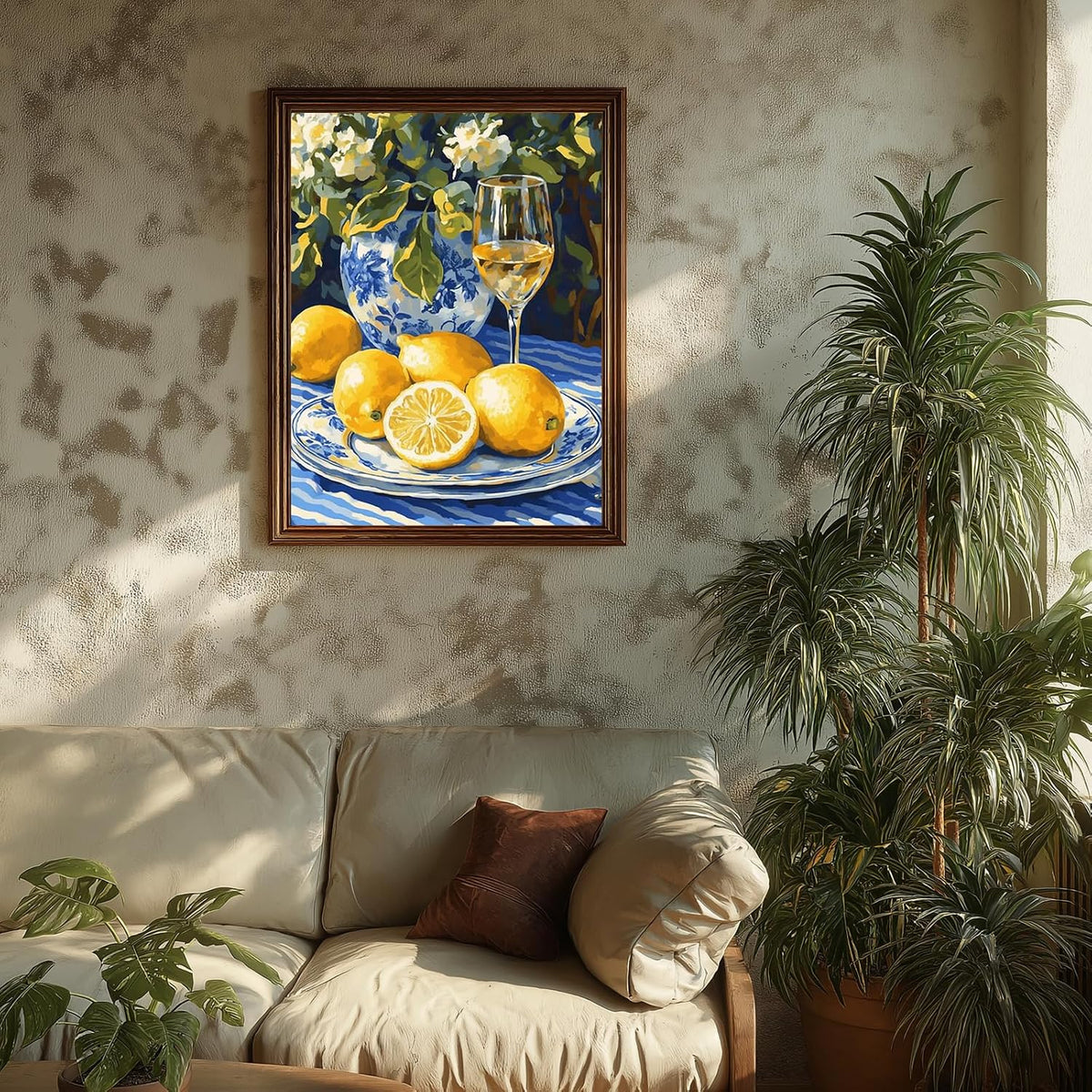 Paint by Numbers Kit for Adults Lemons, Adult Paint by Number Kits 16x20 in